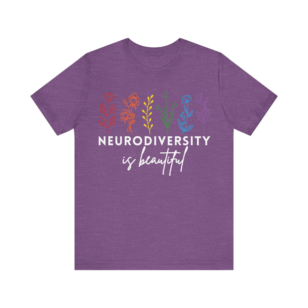 Adult Neurodiversity Is Beautiful Flowers Tee