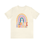 Celebrate Neurodiversity Rainbow Tee