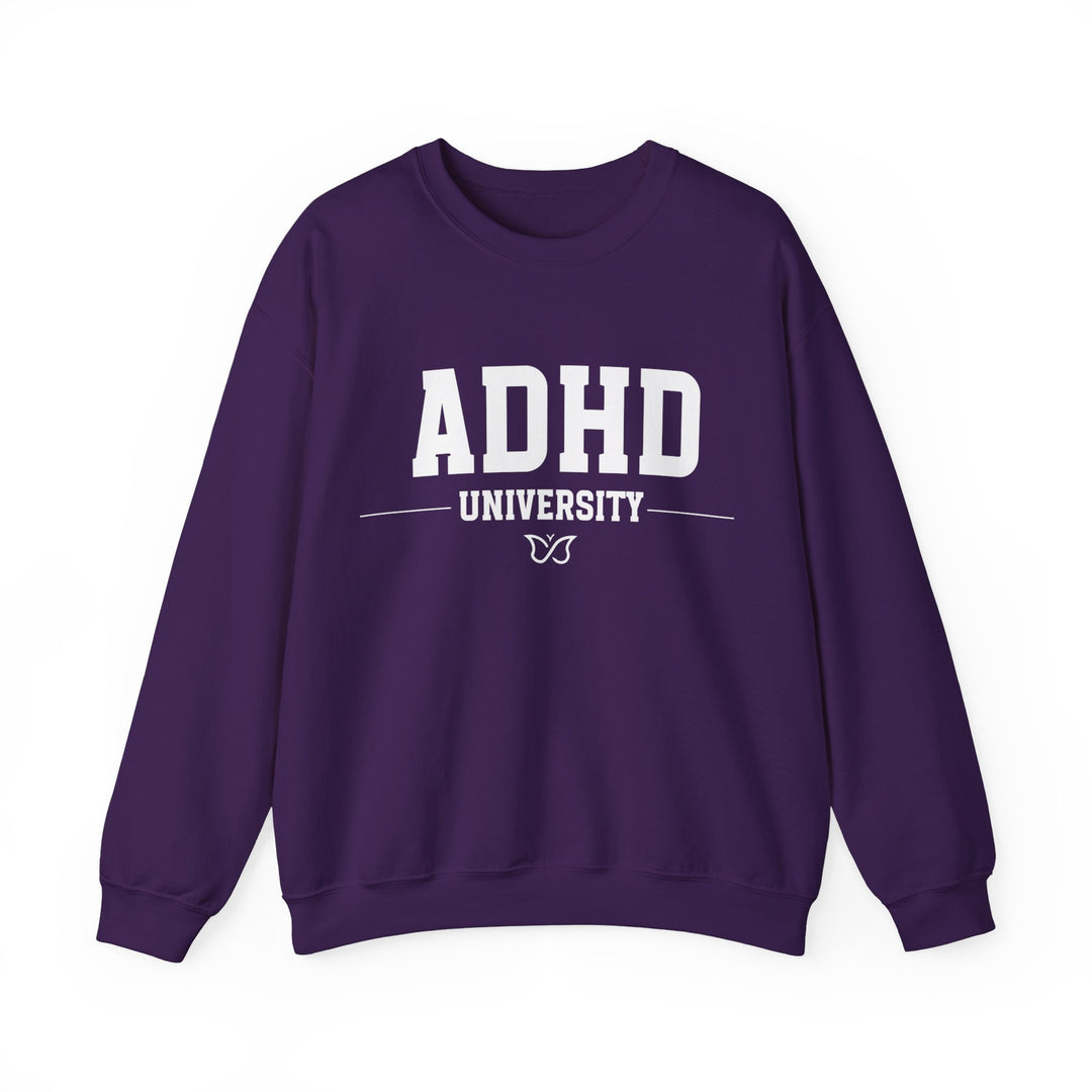 Adult ADHD University Butterfly Symbol Sweatshirt