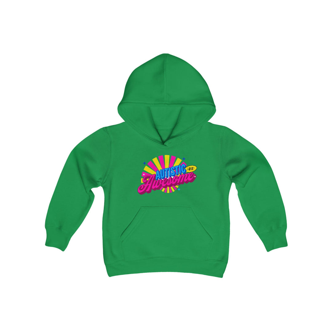 Kids Autistic and Awesome Hoodie Sweatshirt