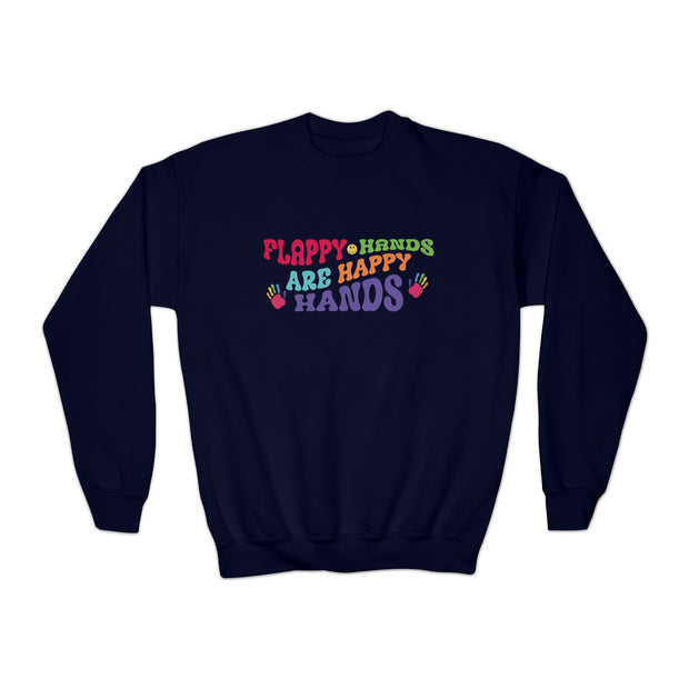 Kids Flappy Hands are Happy Hands Sweatshirt