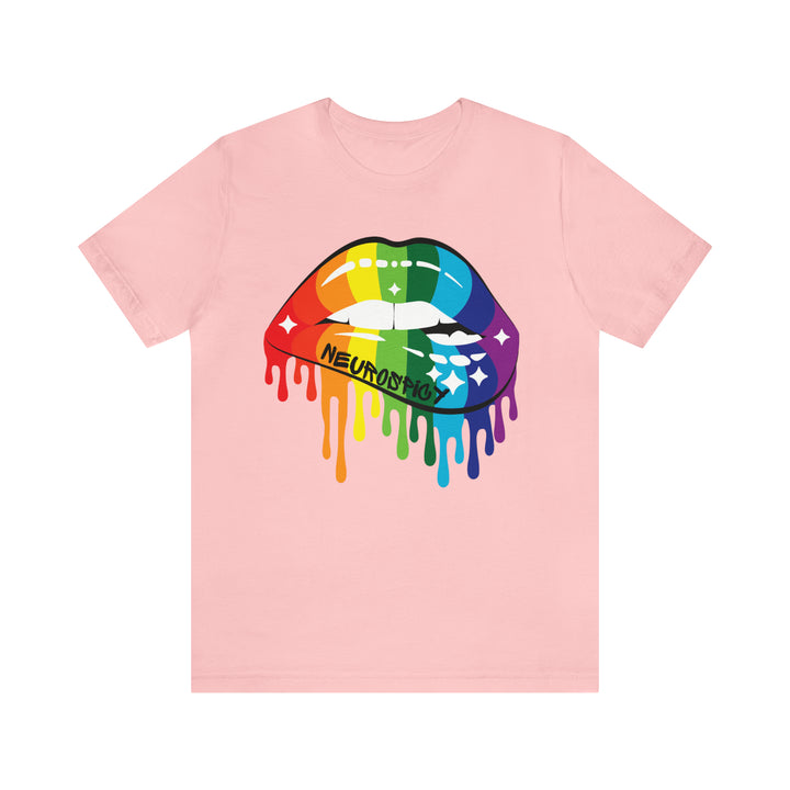 Neurospicy Rainbow Lips Tee