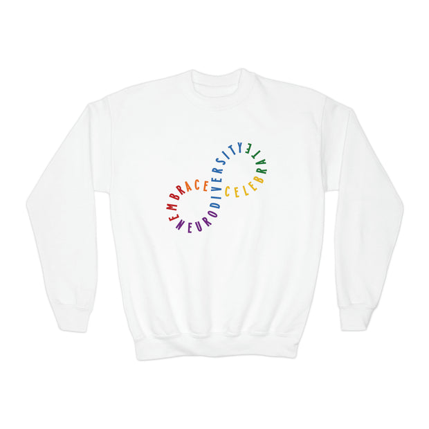 Kids Embrace and Celebrate Neurodiversity Sweatshirt