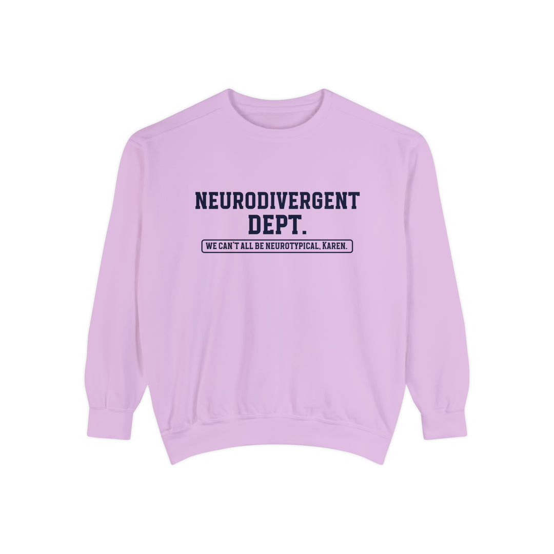 Comfort Colors Neurodivergent Dept. Sweatshirt