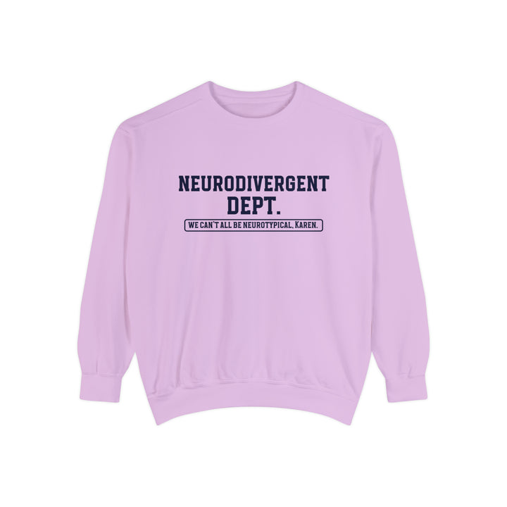 Comfort Colors Neurodivergent Dept. Sweatshirt