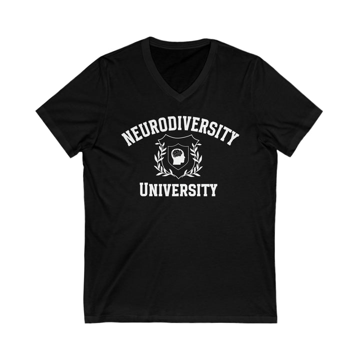 Adult Neurodiversity University Beautiful Mind V-Neck Tee