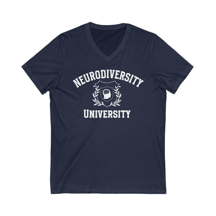 Adult Neurodiversity University Beautiful Mind V-Neck Tee