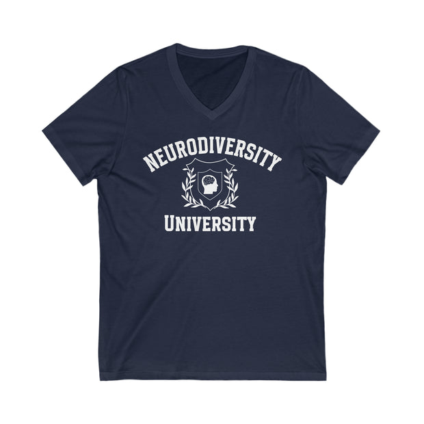 Neurodiversity University Beautiful Mind V-Neck Tee