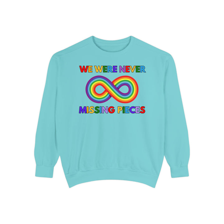 Adult Comfort Colors Infinity Never Missing Pieces Sweatshirt