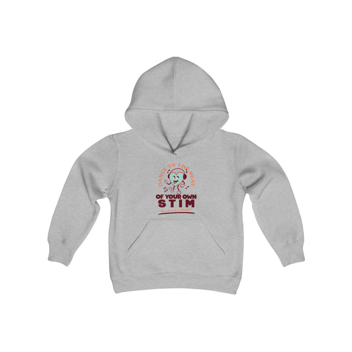 Kids Dance to the Beat of Your Own Stim Hoodie Sweatshirt