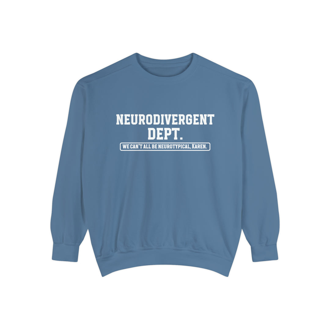 Comfort Colors Neurodivergent Dept. Sweatshirt