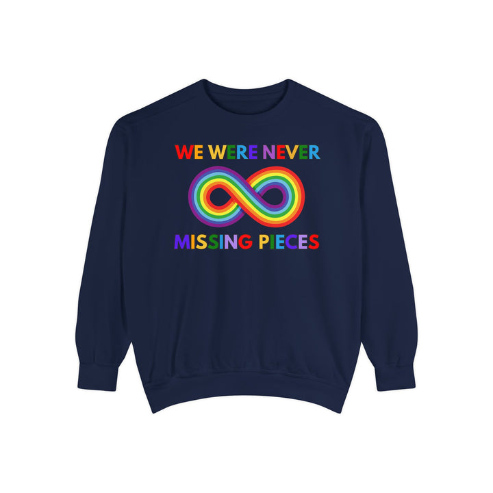 Adult Comfort Colors Infinity Never Missing Pieces Sweatshirt