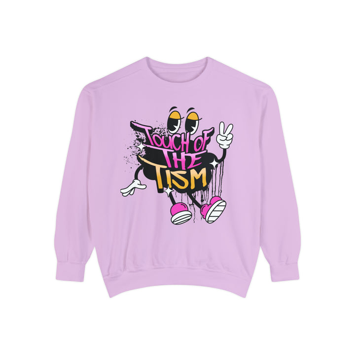 Adult Touch of the Tism Graffiti  Comfort Colors Sweatshirt