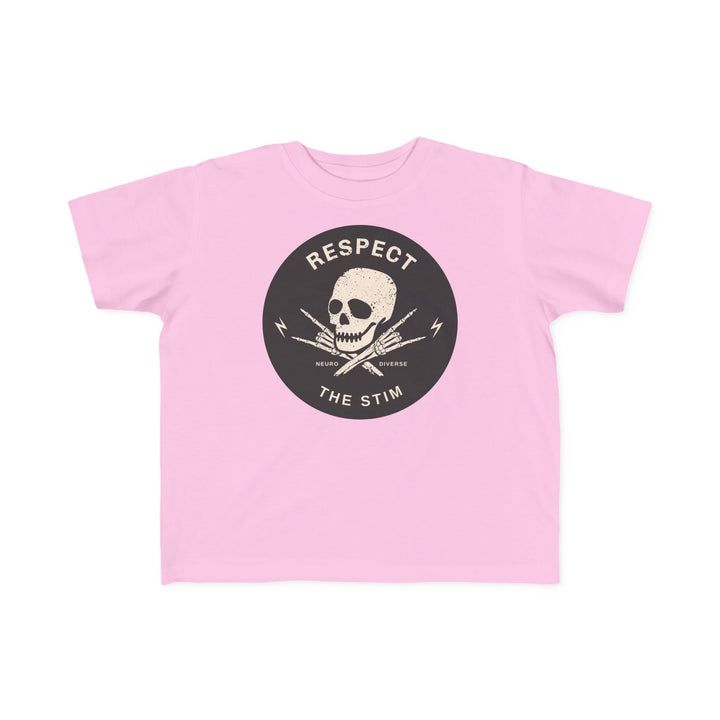 Toddler's  Respect the Stim Skull Tee