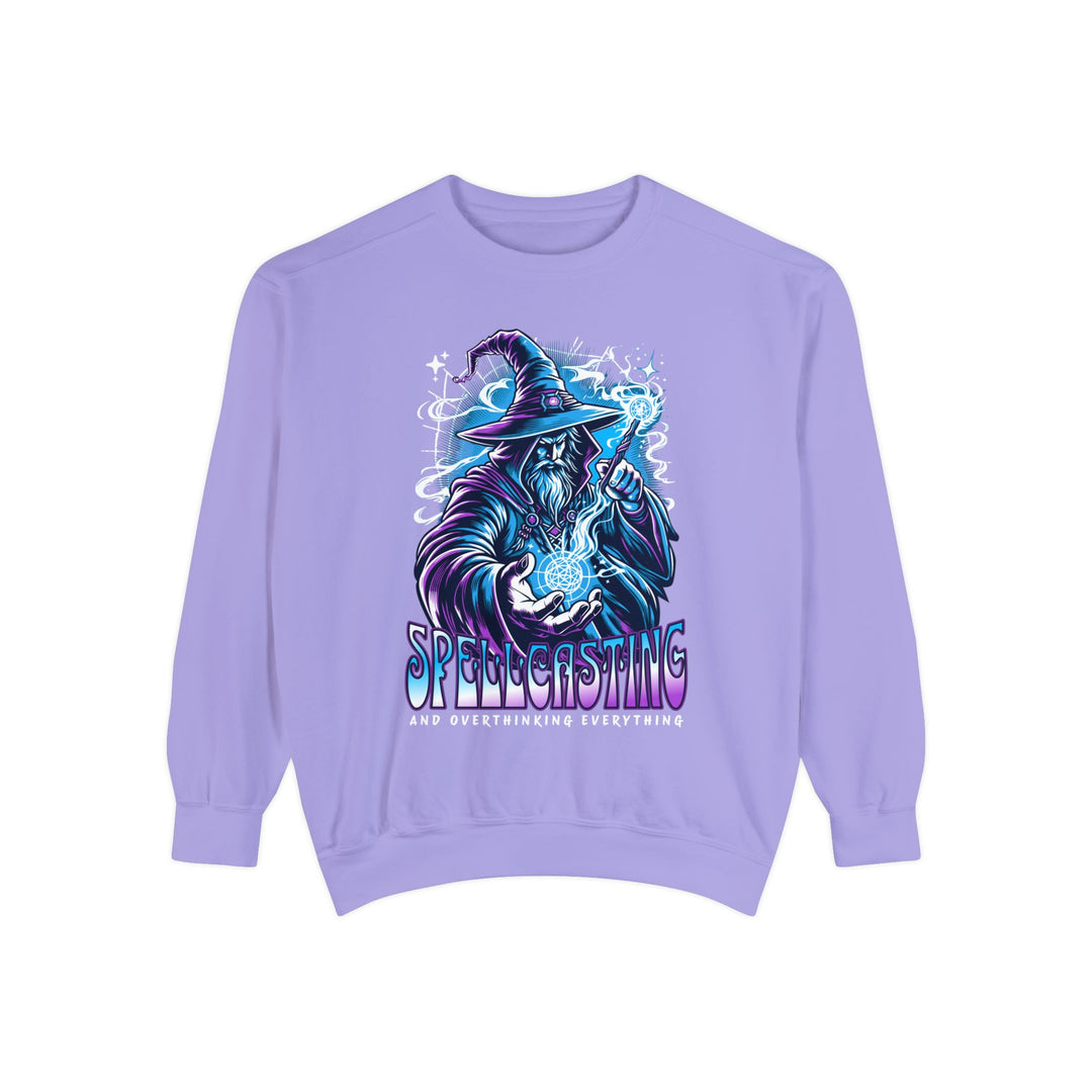 Adult Spellcasting and Overthinking Everything Comfort Colors Sweatshirt