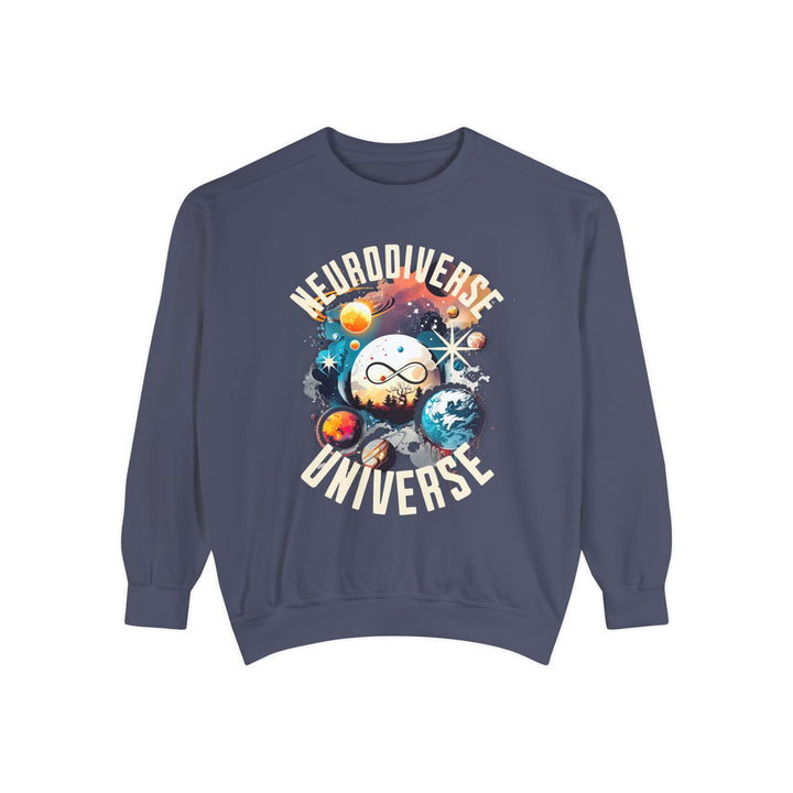 Adult Neurodiverse Universe Comfort Colors Sweatshirt