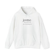 JOMO Hoodie Black Text