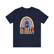 Celebrate Neurodiversity Rainbow Tee