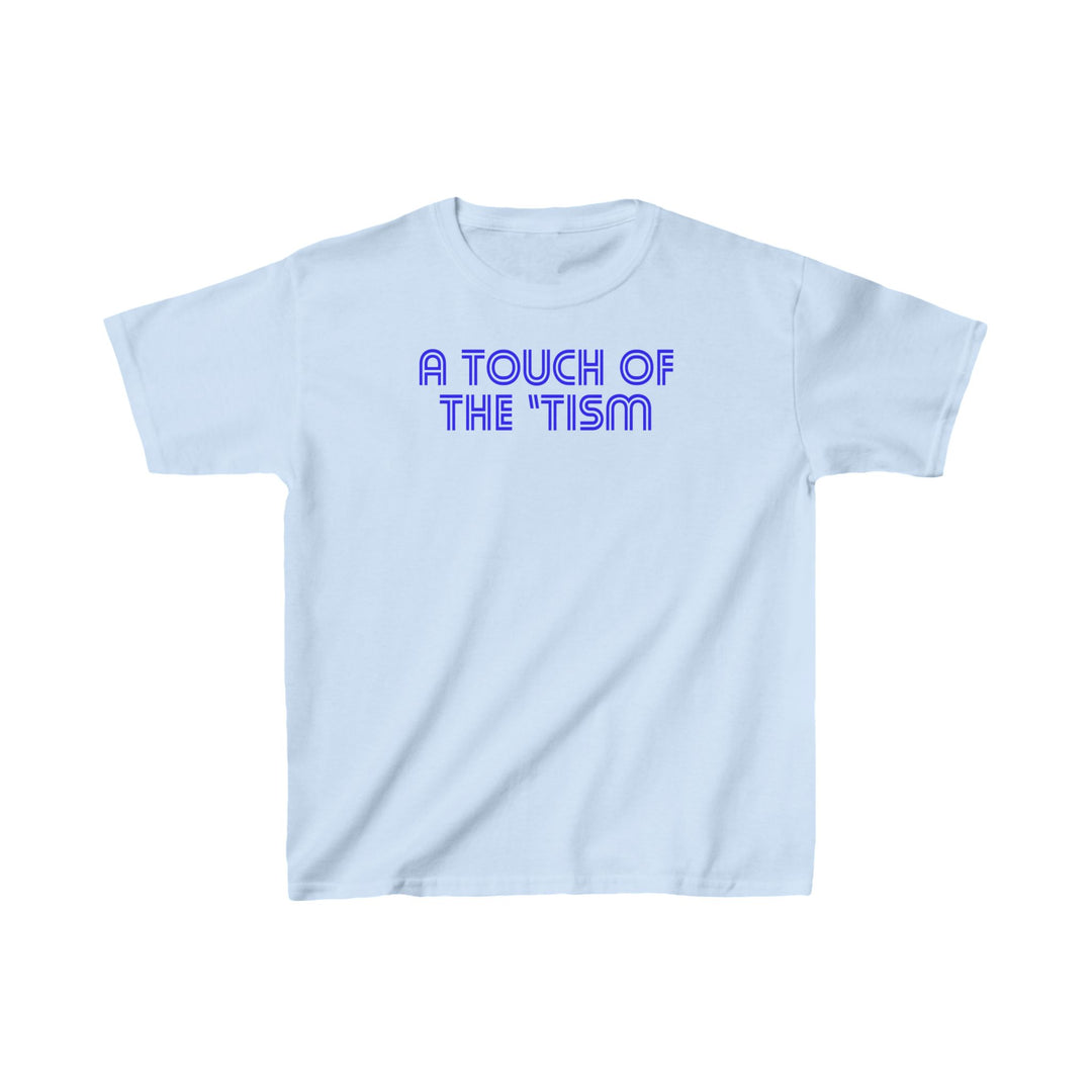 Kids Touch of the Tism Line Letters Tee