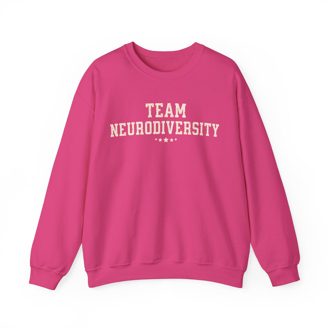 Adult Team Neurodiversity Distressed Sweatshirt