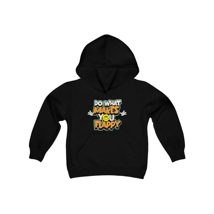 Kids Do What Makes You Flappy Smiley Arms Hoodie Sweatshirt