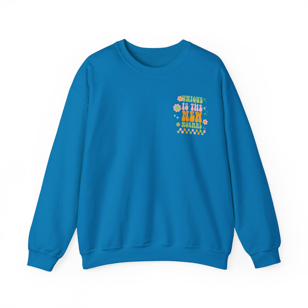 Adult Unique is the New Normal Front and Back Sweatshirt