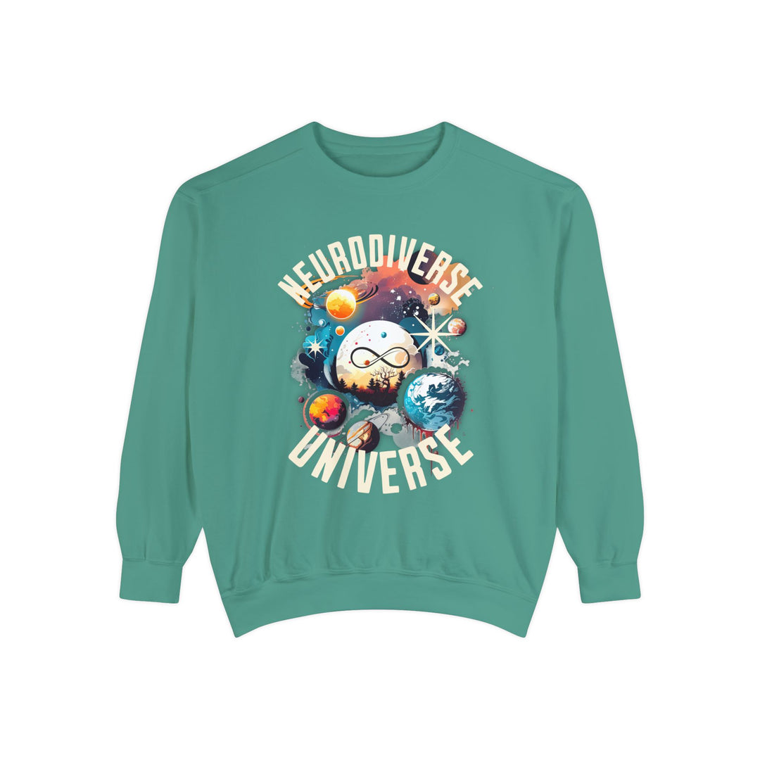 Adult Neurodiverse Universe Comfort Colors Sweatshirt