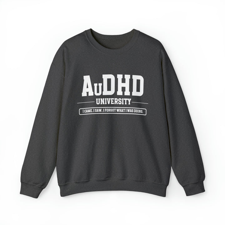 AuDHD University I Came. I Saw. I Forgot What I Was Doing. Sweatshirt