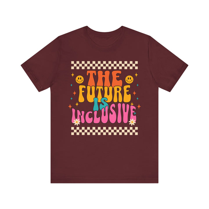 Adult Groovy The Future is Inclusive Tee