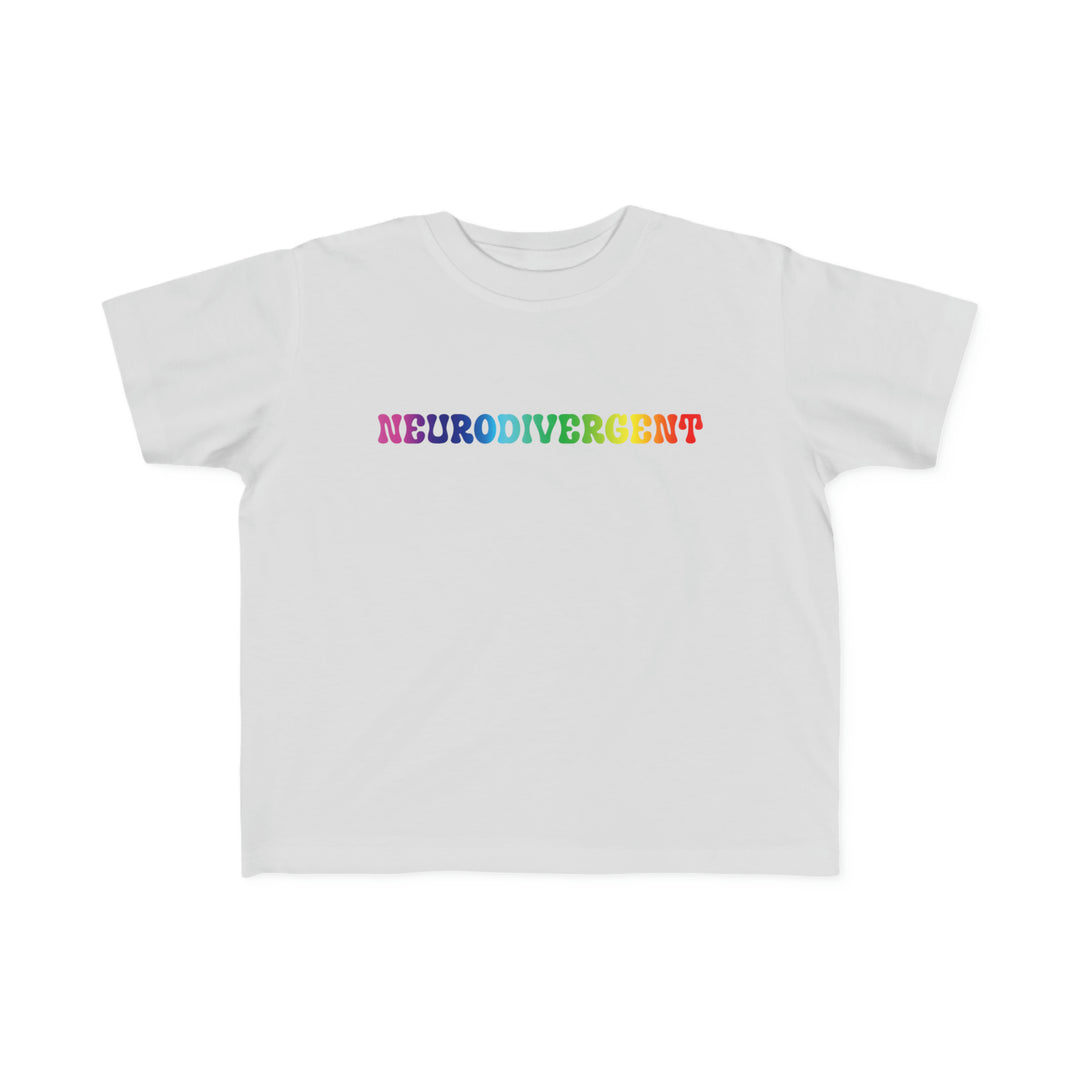 Toddler's Groovy Rainbow Neurodivergent Tee