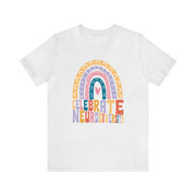 Celebrate Neurodiversity Rainbow Tee