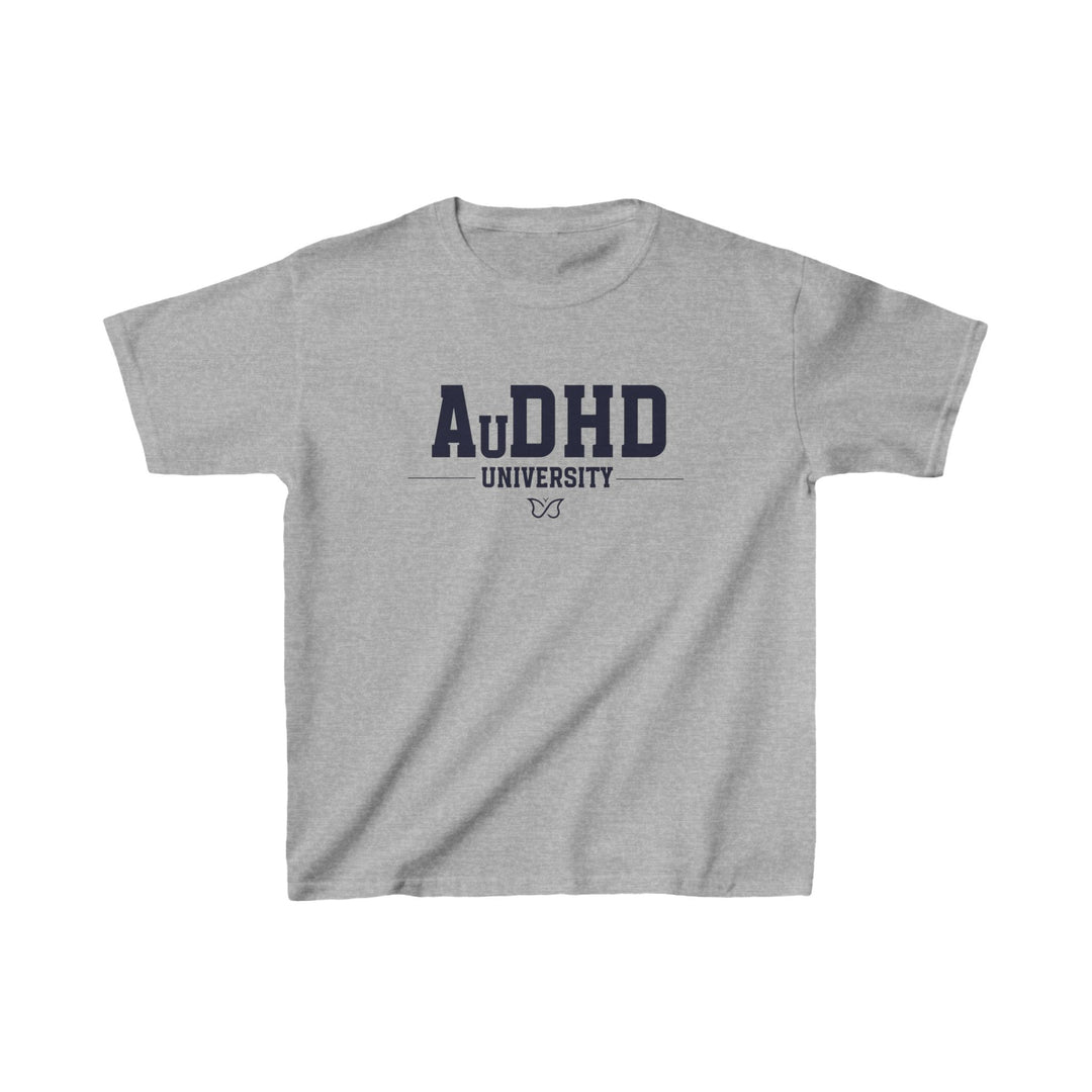 Kids AuDHD University Butterfly Symbol Tee