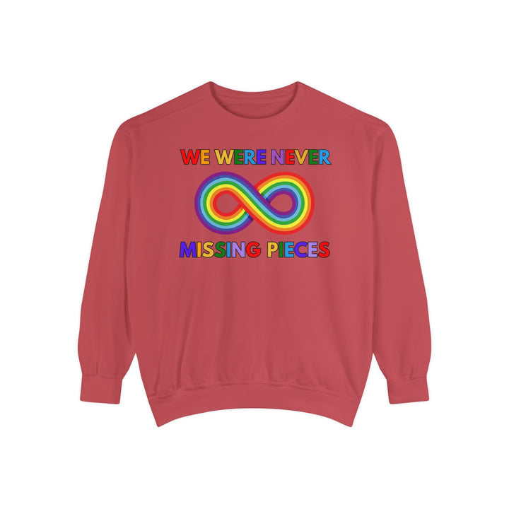 Adult Comfort Colors Infinity Never Missing Pieces Sweatshirt