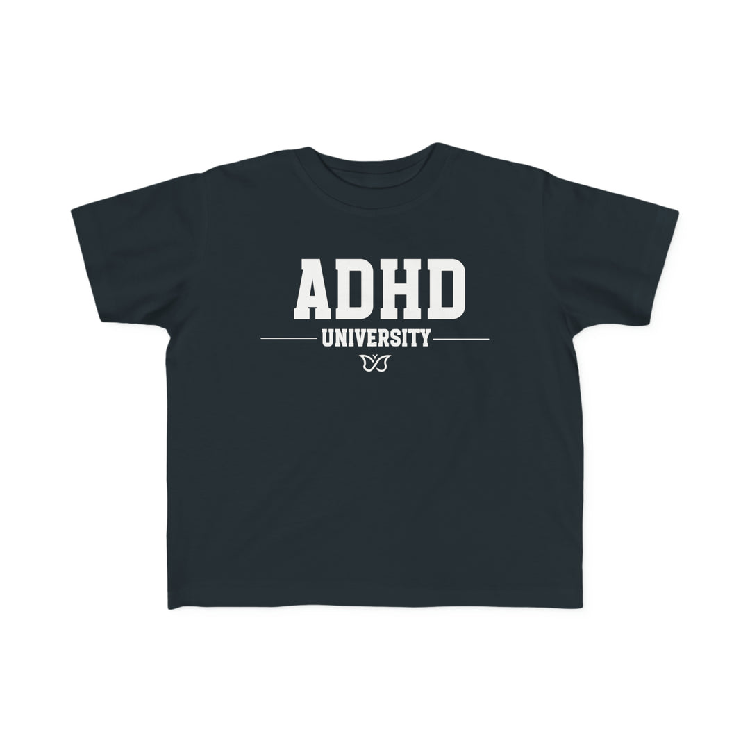 Toddler ADHD University Butterfly Symbol Tee