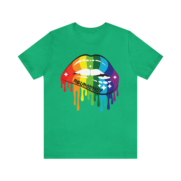 Neurospicy Rainbow Lips Tee