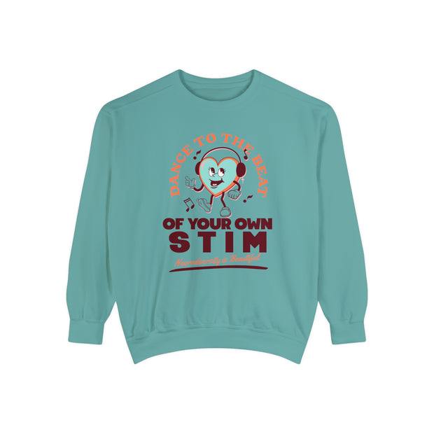 Comfort Colors Dance to the Beat of Your Own Stim Sweatshirt