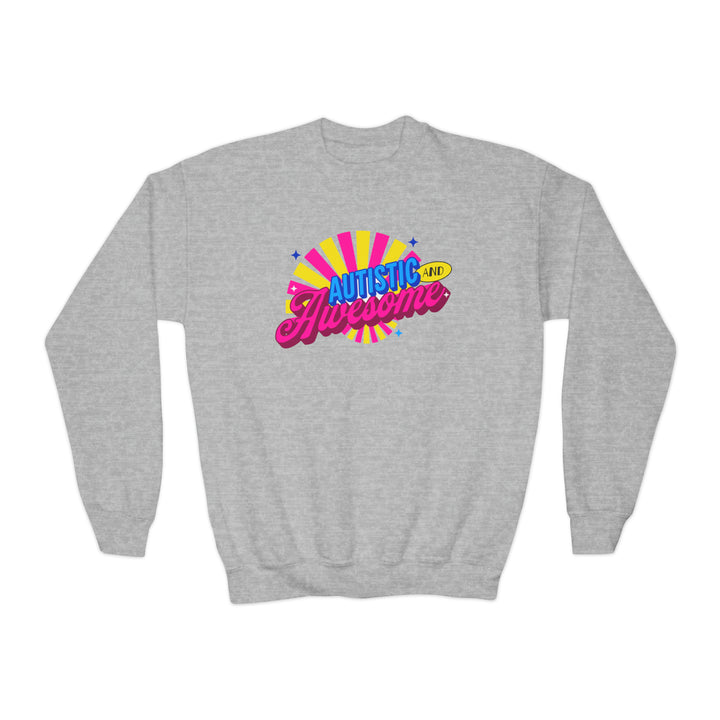 Kids Autistic and Awesome Sweatshirt