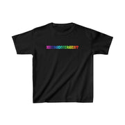 Kids Groovy Rainbow Neurodivergent Tee