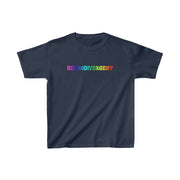 Kids Groovy Rainbow Neurodivergent Tee