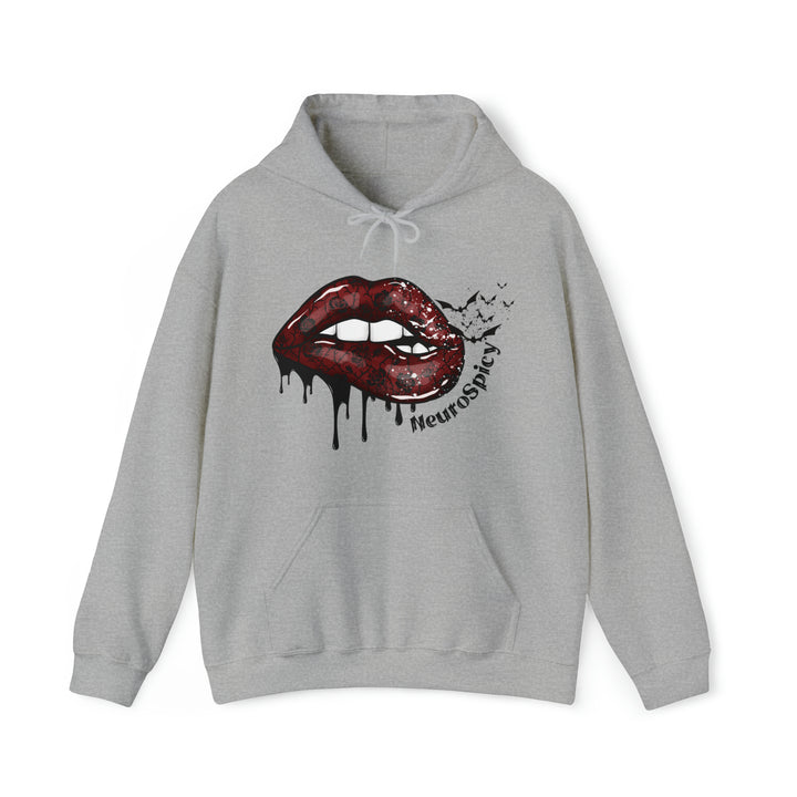 Lips and Bats Neurospicy Hoodie