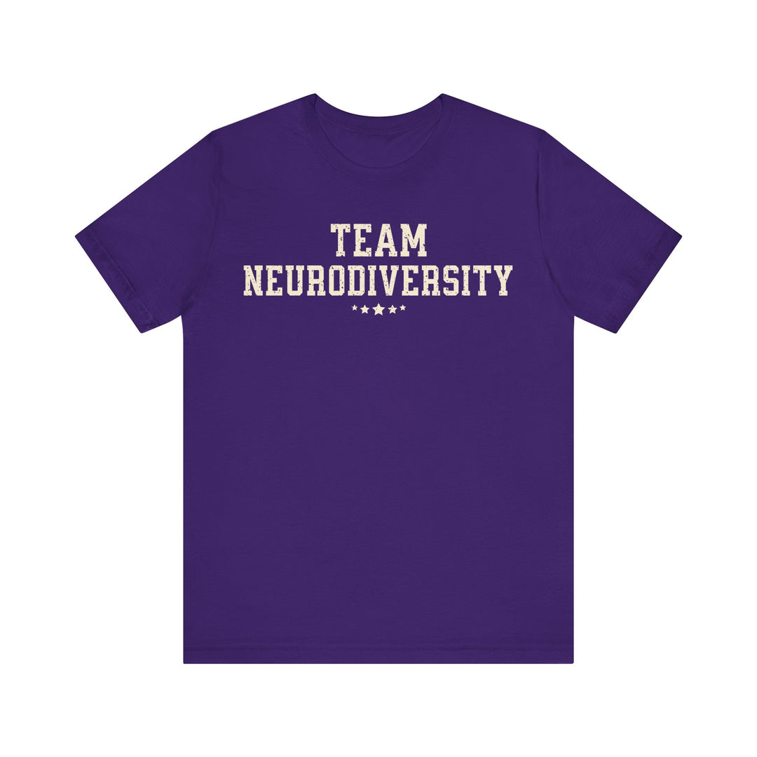 Adult Team Neurodiversity Distressed Tee