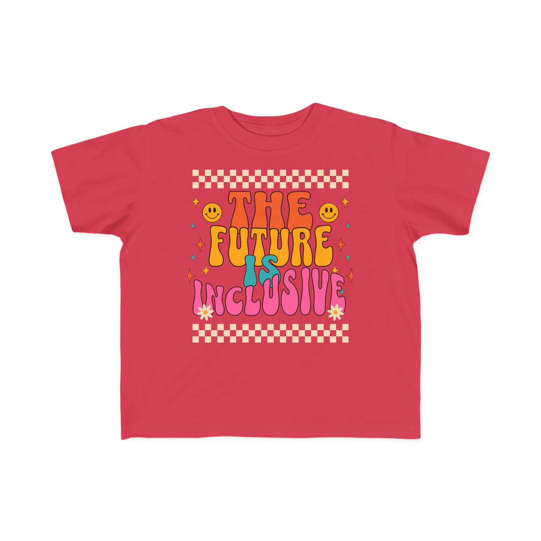 Toddler's  Groovy The Future is Inclusive Tee