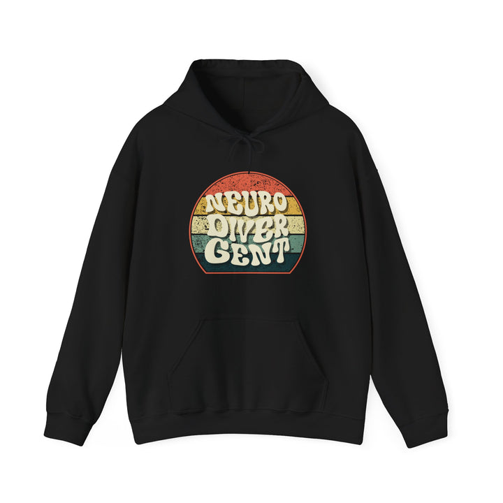 Retro Groovy Neurodivergent Hoodie