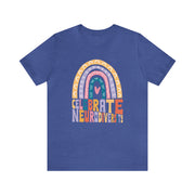 Celebrate Neurodiversity Rainbow Tee