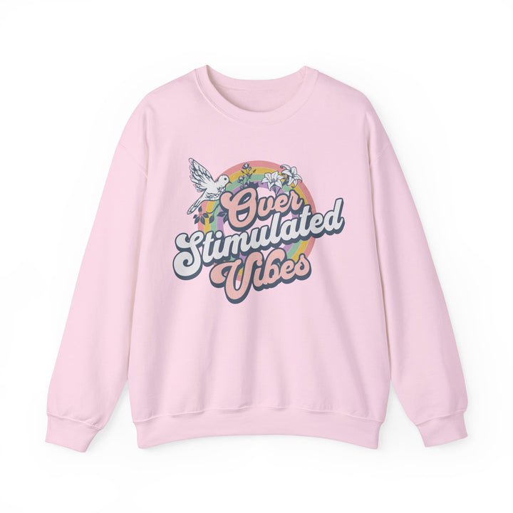 Adult Over Stimulated Vibes Sweatshirt