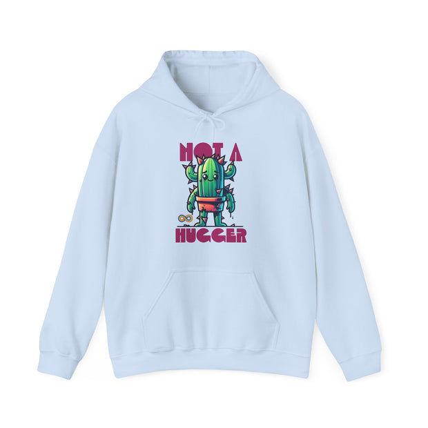 Adult Not a Hugger Cactus Hoodie