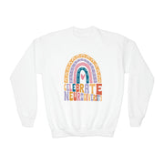 Kids Celebrate Neurodiversity Rainbow  Sweatshirt