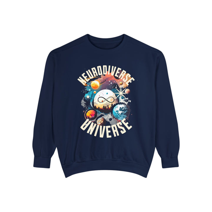 Adult Neurodiverse Universe Comfort Colors Sweatshirt