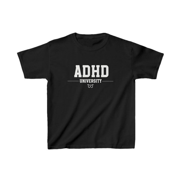 Kids ADHD University Butterfly Symbol Tee