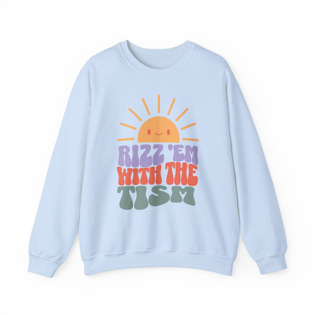 Adult Sunny Rizz 'Em With The Tism Sweatshirt